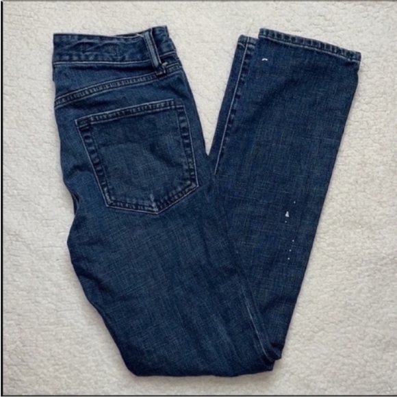 Gap Jeans Denim Ripped Distressed Paint splatter Size 24 x 27 custom - Picture 7 of 7